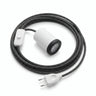 Mini foco GU10 enchufable, acabado blanco mate