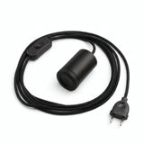 Mini foco GU10 enchufable, acabado negro