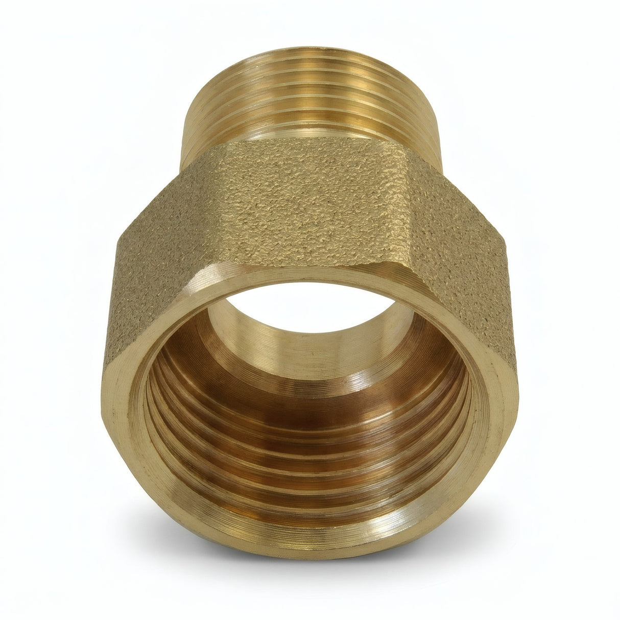 Nipple reductor H/M de latón - foto de producto sobre fondo blanco 7