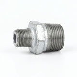 Nipple reductor de fundición galvanizada - foto de producto sobre fondo blanco 6