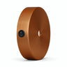 Mini florón cilíndrico de metal con interruptor, Ø 83 mm — Cobre satinado