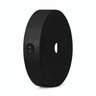 Mini florón cilíndrico de metal con interruptor, Ø 83 mm — Negro