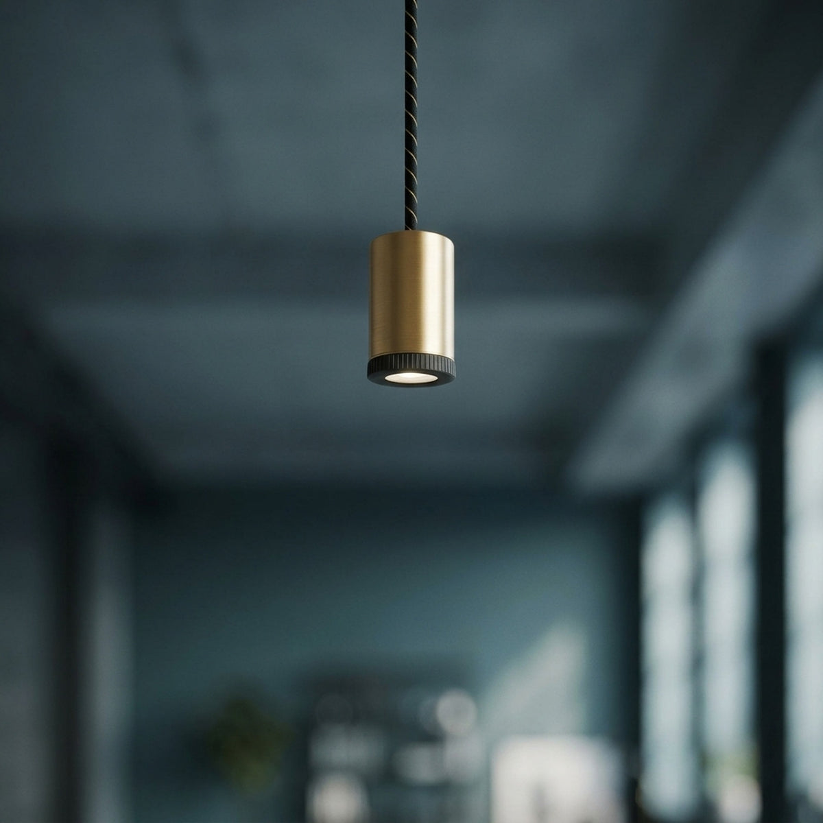 Mini foco LED de metal Mini GU10 — Bronce satinado