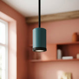 Mini foco LED de metal Mini GU10 — Azul petróleo