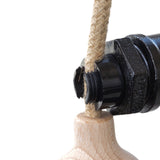 passe câble sur raccord peint avec cordon jute