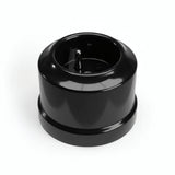 Toma de pared de porcelana — Francesa 2P+T 16 A / Negro