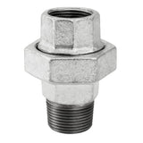 Unión macho hembra fontanería galvanizada