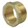 Tuerca reducida rosca macho roscada hembra en latón CW617N BSP - vista isométrica 3/4