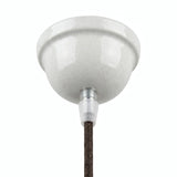 Florón de cerámica esmaltada — Ø 75 mm / Efecto craquelado