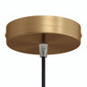 Florón cilíndrico de metal, Ø 120 mm — Cónico de termoplástico / Bronce satinado