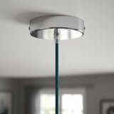 Florón cilíndrico de metal, Ø 120 mm — Cónico de termoplástico / Cromado
