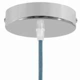 Florón cilíndrico de metal, Ø 120 mm — Cónico de termoplástico / Cromado