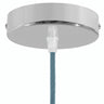 Florón cilíndrico de metal, Ø 120 mm — Cónico de termoplástico / Cromado