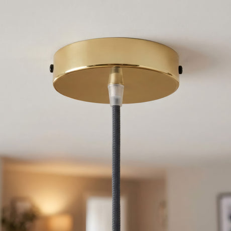 Florón cilíndrico de metal, Ø 120 mm — Cónico de termoplástico / Latón