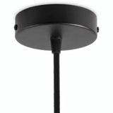 Florón cilíndrico de metal, Ø 120 mm — Cónico de termoplástico / Negro