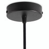 Florón cilíndrico de metal, Ø 120 mm — Cónico de termoplástico / Negro