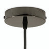 Florón cilíndrico de metal, Ø 120 mm — Cónico de termoplástico / Perla negra