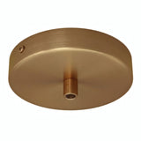 Florón cilíndrico de metal, Ø 120 mm — Cilíndrico de metal / Bronce satinado