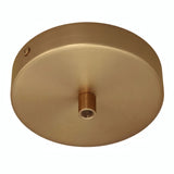 Florón cilíndrico de metal, Ø 120 mm — Cilíndrico de metal / Bronce satinado
