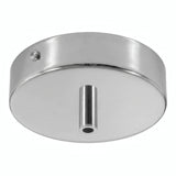 Florón cilíndrico de metal, Ø 120 mm — Cilíndrico de metal / Cromado