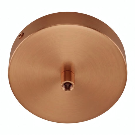 Florón cilíndrico de metal, Ø 120 mm — Cilíndrico de metal / Cobre satinado