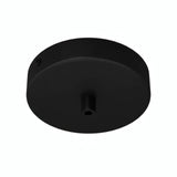 Florón cilíndrico de metal, Ø 120 mm — Cilíndrico de metal / Negro