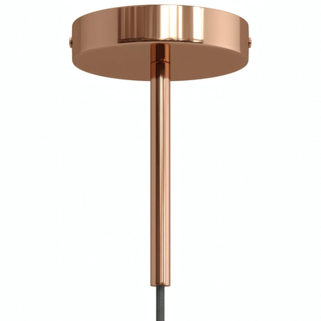 Florón cilíndrico de metal con prensacables de 15 cm — Cobre