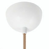 Florón semiesférico de metal, Ø 100 mm — Blanco brillante