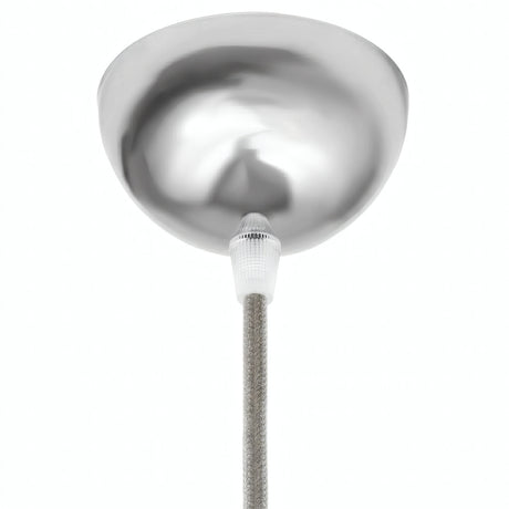 Florón semiesférico de metal, Ø 100 mm — Cromado