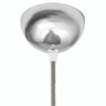 Florón semiesférico de metal, Ø 100 mm — Cromado