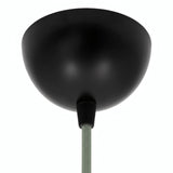 Florón semiesférico de metal, Ø 100 mm — Negro