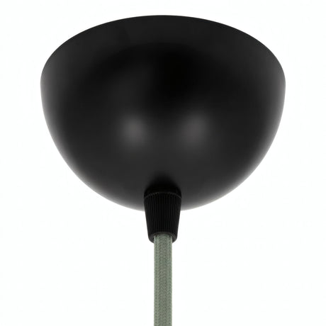 Florón semiesférico de metal, Ø 100 mm — Negro
