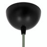 Florón semiesférico de metal, Ø 100 mm — Negro