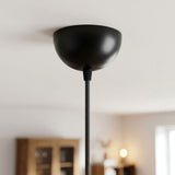 Florón semiesférico de metal, Ø 100 mm — Negro