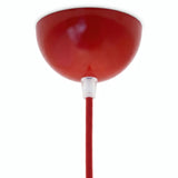 Florón semiesférico de metal, Ø 100 mm — Rojo