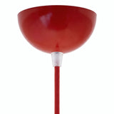 Florón semiesférico de metal, Ø 100 mm — Rojo