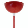 Florón semiesférico de metal, Ø 100 mm — Rojo