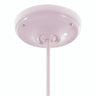 Florón de porcelana con kit de fijación, Ø 105 mm — Rosa antiguo