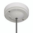 Florón minimalista de porcelana, Ø 100 mm — Blanco