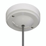 Florón minimalista de porcelana, Ø 100 mm — Blanco