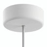 Florón de silicona de exterior IP65, Ø 125 mm — Blanco