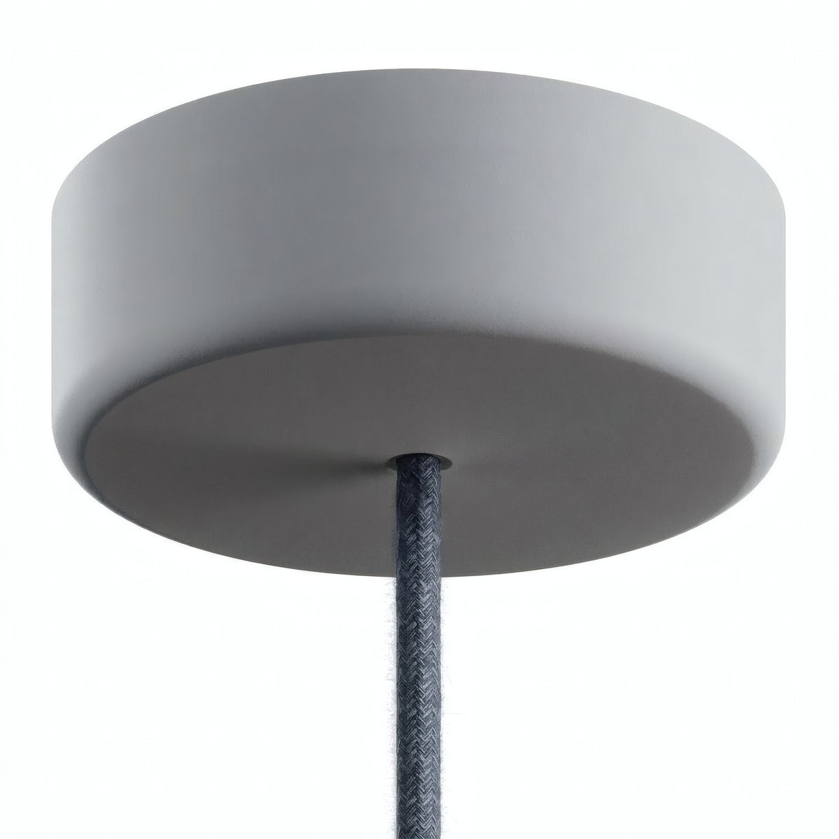Florón de silicona de exterior IP65, Ø 125 mm — Gris glaciar