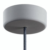 Florón de silicona de exterior IP65, Ø 125 mm — Gris glaciar