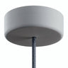 Florón de silicona de exterior IP65, Ø 125 mm — Gris glaciar