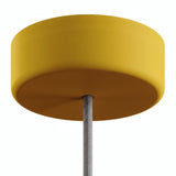 Florón de silicona de exterior IP65, Ø 125 mm — Mostaza