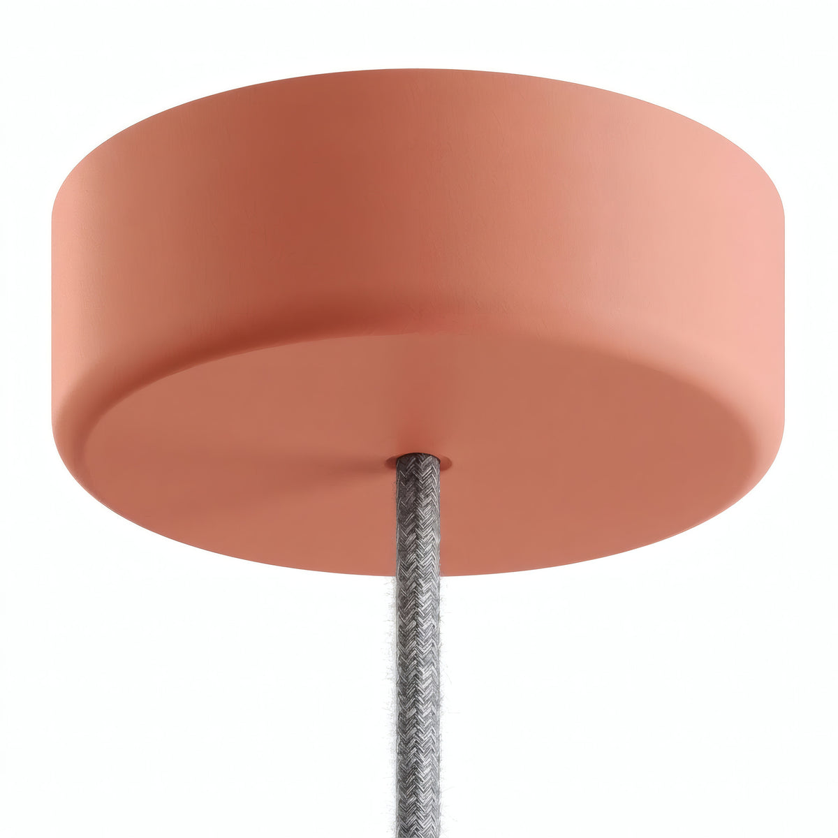 Florón de silicona de exterior IP65, Ø 125 mm — Salmón
