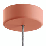 Florón de silicona de exterior IP65, Ø 125 mm — Salmón