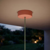 Florón de silicona de exterior IP65, Ø 125 mm — Salmón