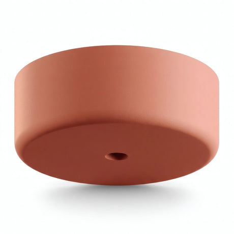 Florón de silicona de exterior IP65, Ø 125 mm — Salmón