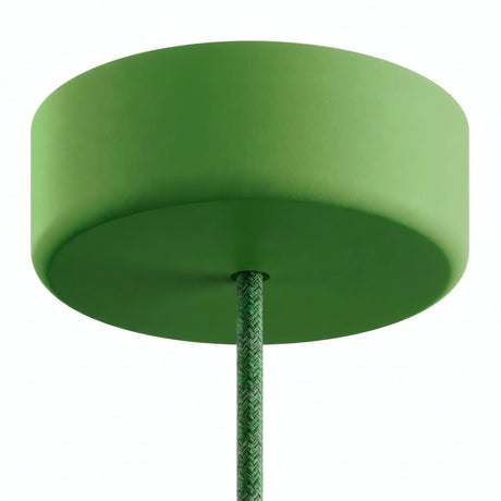 Florón de silicona de exterior IP65, Ø 125 mm — Verde prado